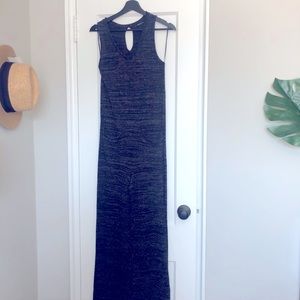 ZARA LONG KNIT SALT/PEPPER JUMPER